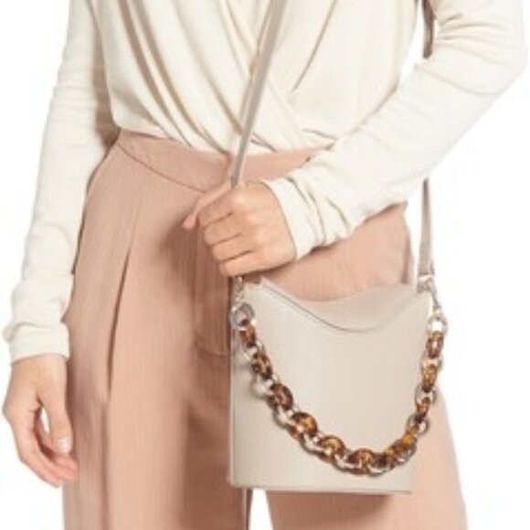 TED BAKER LONDON Brookk Leather Bucket Bag - Picture 2 of 11